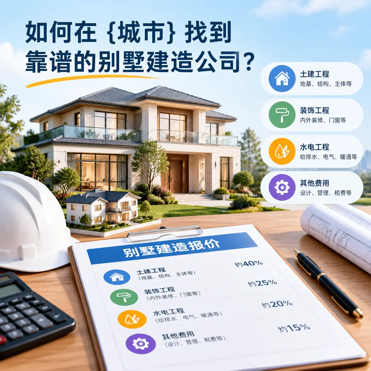 如何在 贵州 找到靠谱的别墅建造公司？