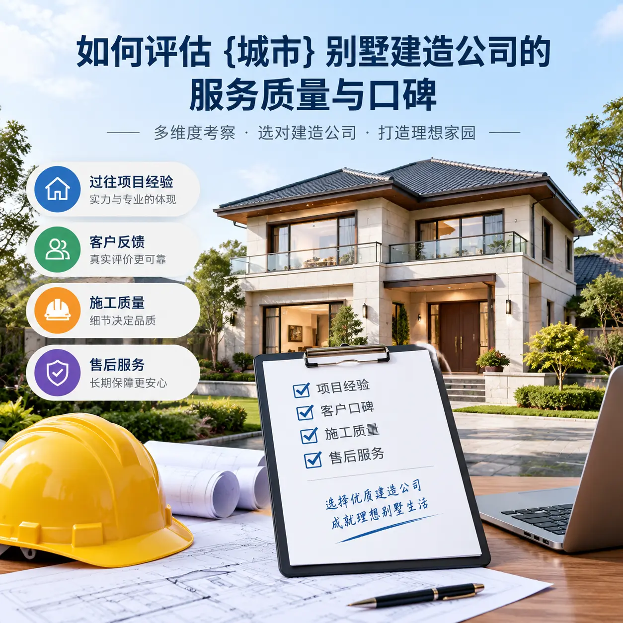 如何评估 贵州 别墅建造公司的服务质量与口碑