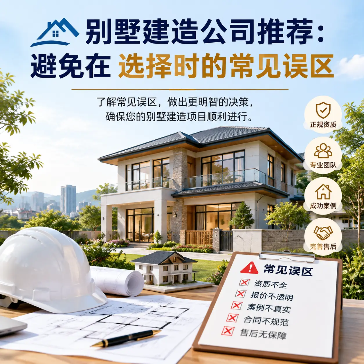 别墅建造公司推荐：避免在 贵州 选择时的常见误区