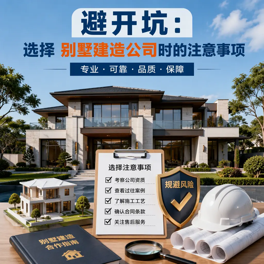 避开坑:选择 贵州 别墅建造公司时的注意事项