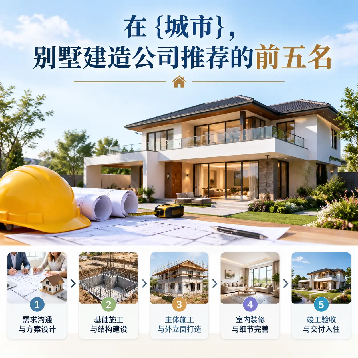 在 贵州，别墅建造公司推荐的前五名