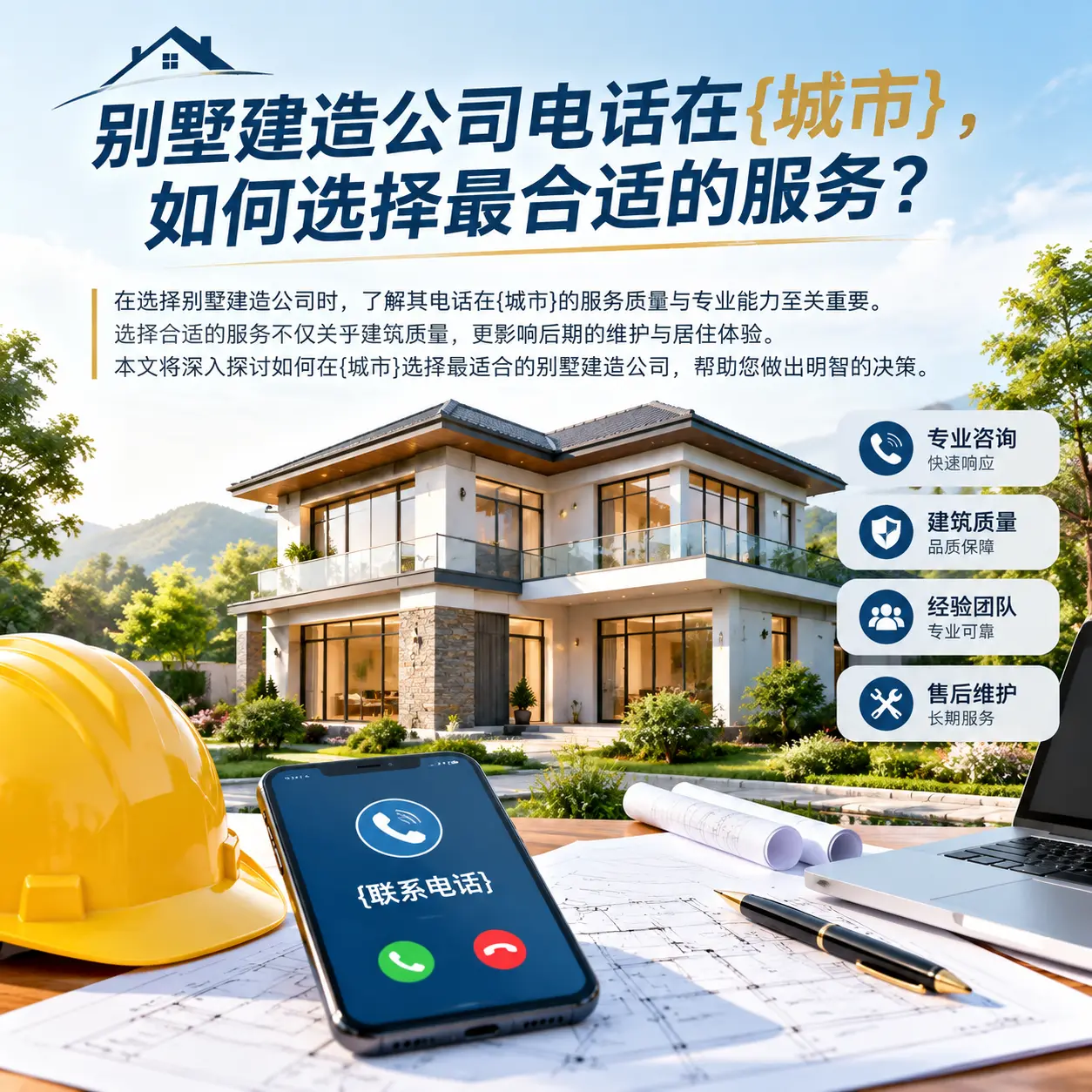 别墅建造公司电话在贵州,如何选择最合适的服务?