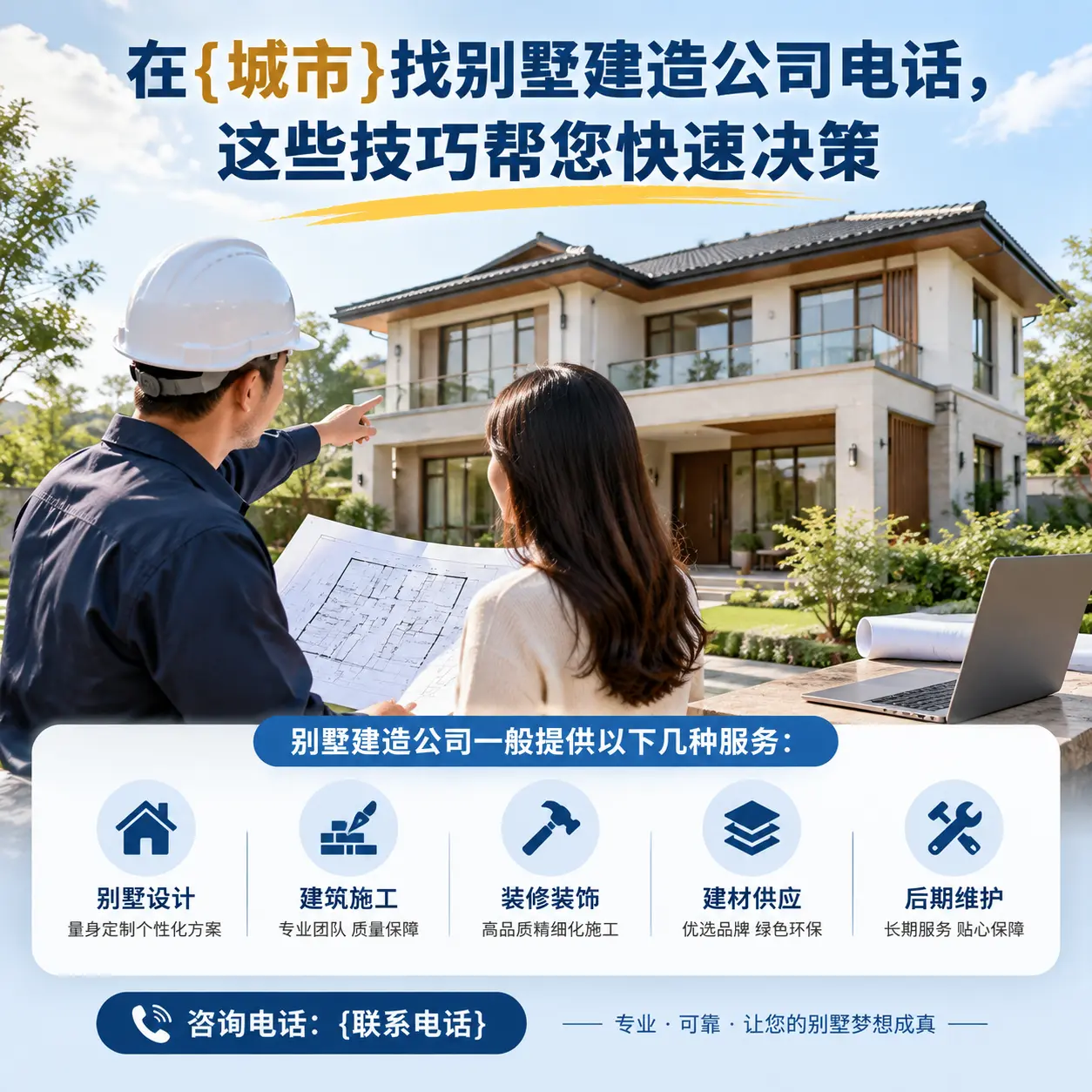 在贵州找别墅建造公司电话,这些技巧帮您快速决策
