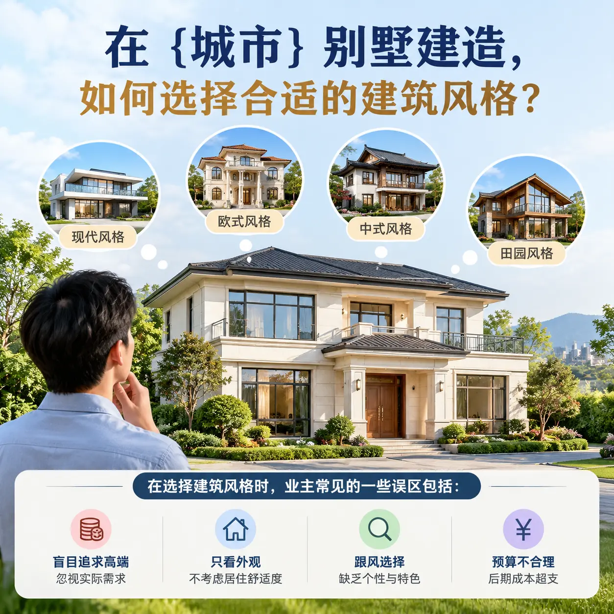 在 贵州 别墅建造，如何选择合适的建筑风格？