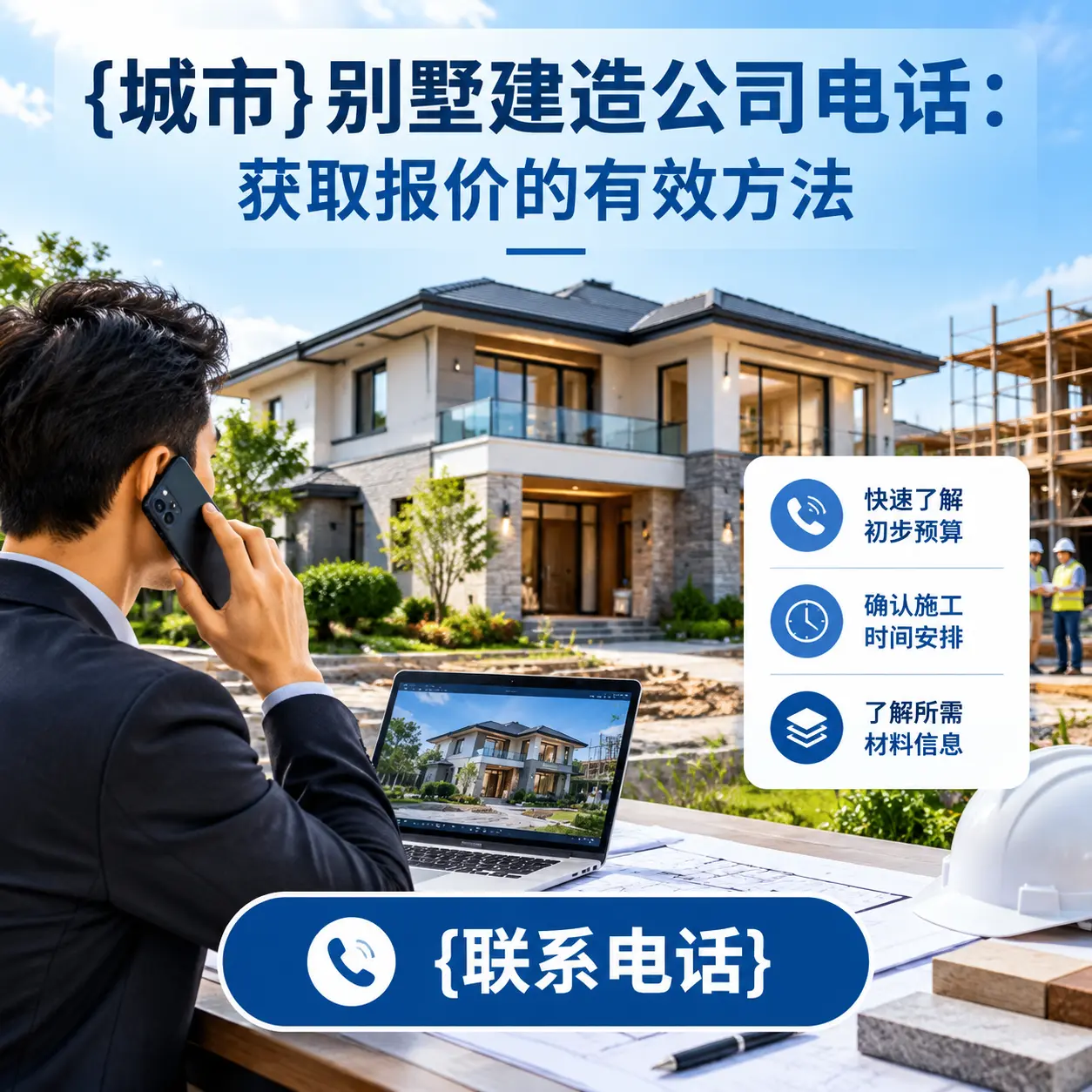 贵州别墅建造公司电话：获取报价的有效方法